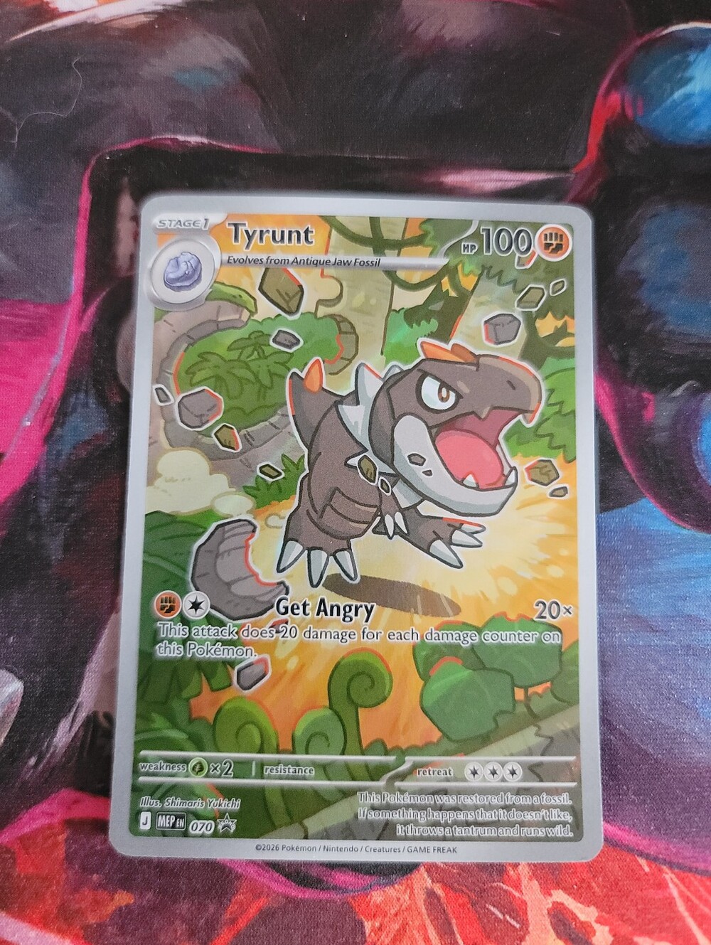Tyrunt 070 Promo Card Prefect Order Etb Promo Full Art NM